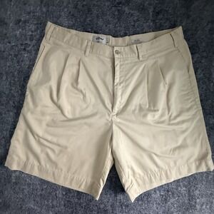 Callaway Golf Shorts Mens 38 Khaki Cotton Flat Front Casual Classic 10"